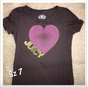 Girls Juicy Couture shirt! Sz 7